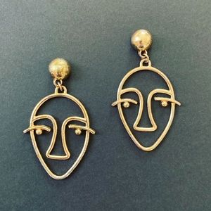 ✖️ Abstract Face Earrings! ✖️
